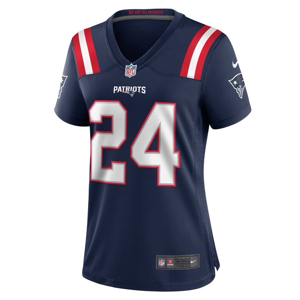 Women's New England Patriots Dell Pettus Navy Game Jersey