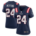 Women's New England Patriots Dell Pettus Navy Game Jersey