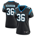 Women's Carolina Panthers Demani Richardson Black Team Game Jersey