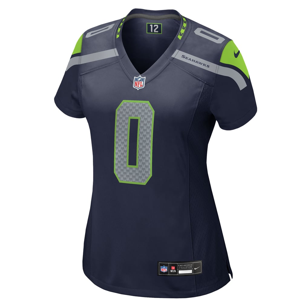 Women's Seattle Seahawks DeMarcus Lawrence College Navy Team Game Jersey