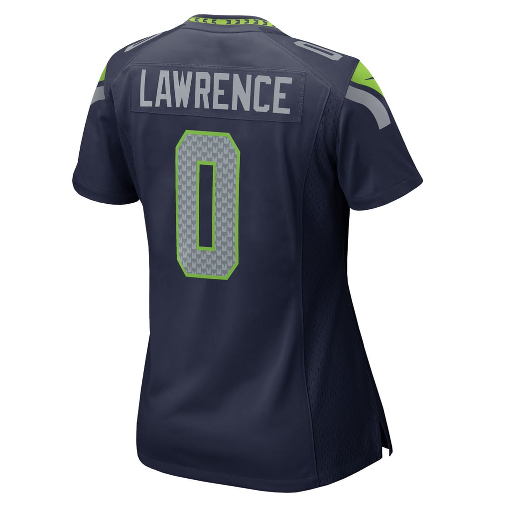 Women's Seattle Seahawks DeMarcus Lawrence College Navy Team Game Jersey