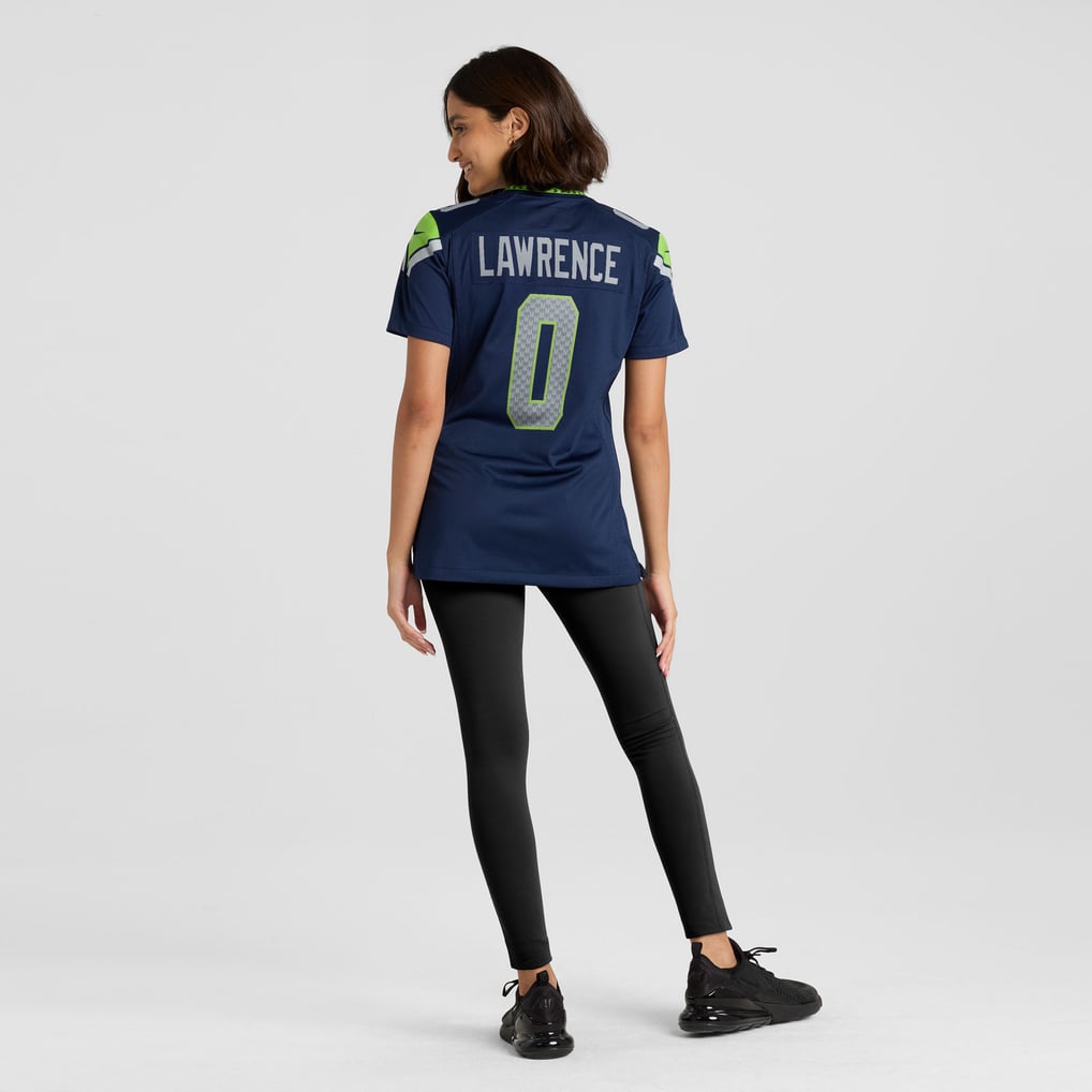 Women's Seattle Seahawks DeMarcus Lawrence College Navy Team Game Jersey