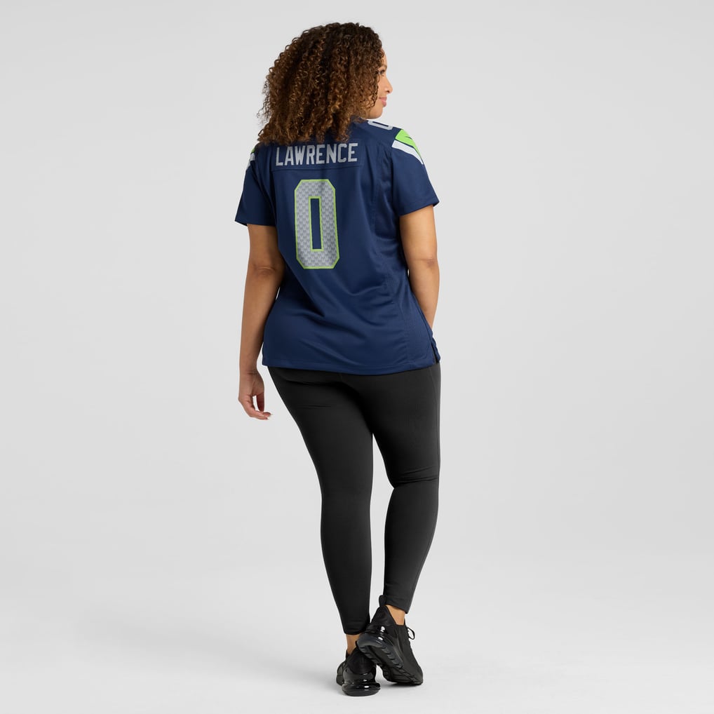Women's Seattle Seahawks DeMarcus Lawrence College Navy Team Game Jersey
