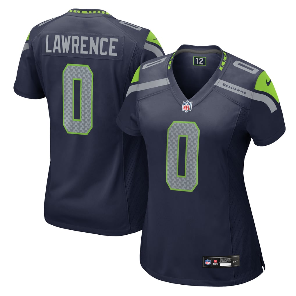 Women's Seattle Seahawks DeMarcus Lawrence College Navy Team Game Jersey
