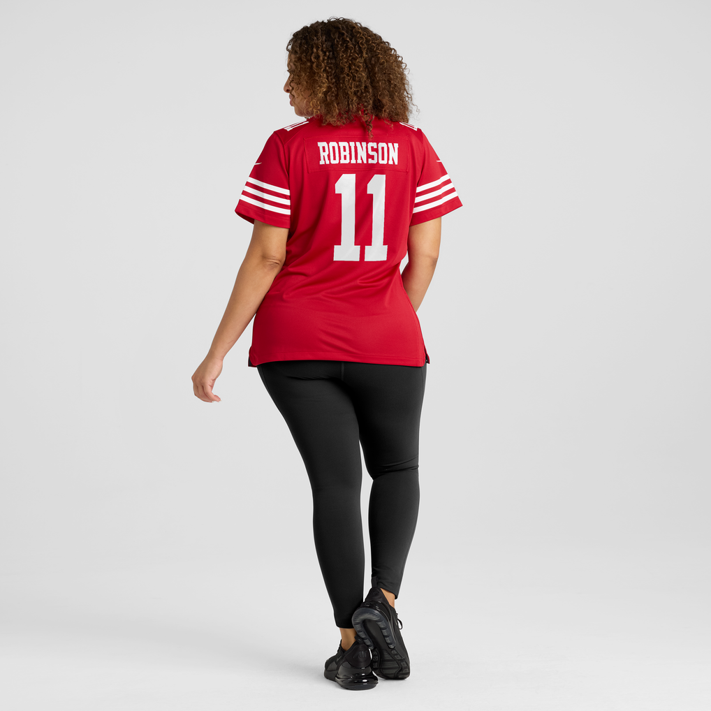 Women's San Francisco 49ers Demarcus Robinson Scarlet Team Game Jersey