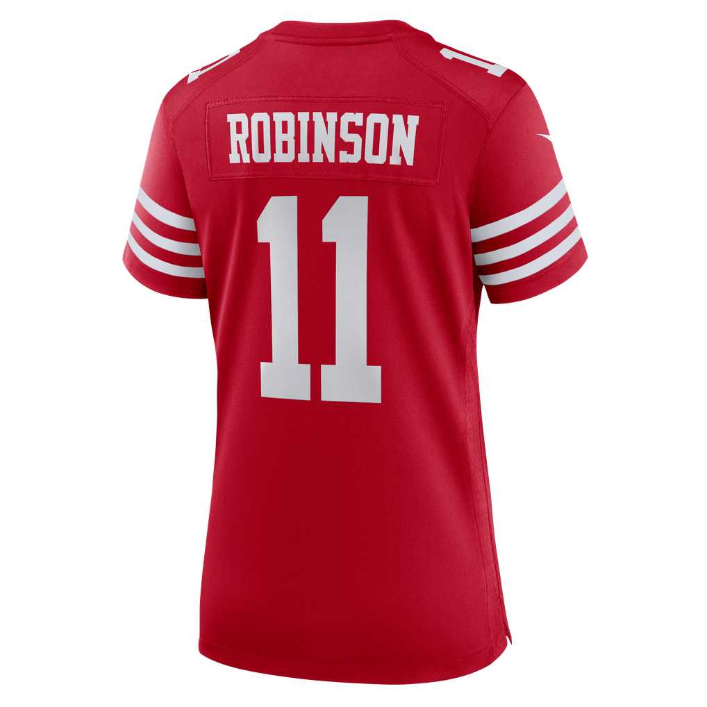 Women's San Francisco 49ers Demarcus Robinson Scarlet Team Game Jersey