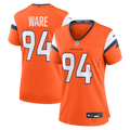 Women's Denver Broncos DeMarcus Ware Orange Team Retired Game Jersey