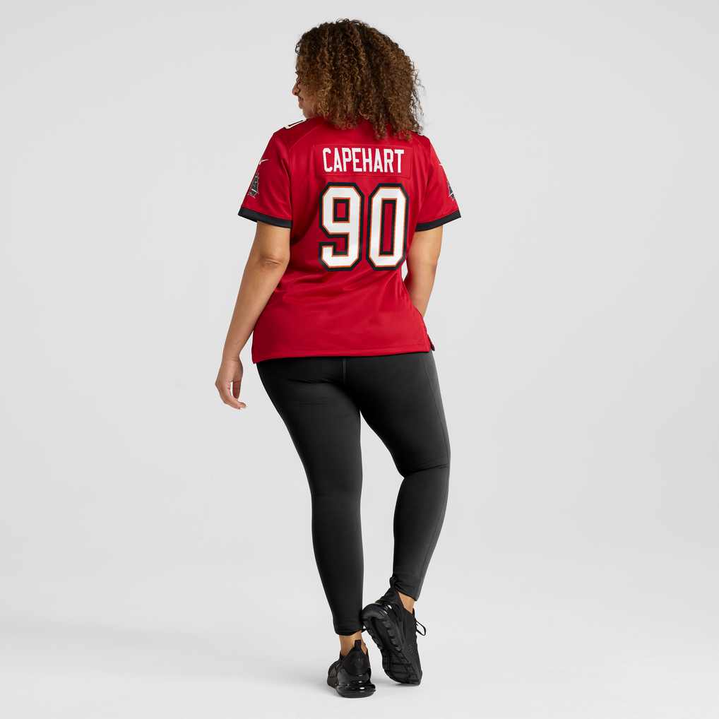 Women's Tampa Bay Buccaneers DeMonte Capehart Red Team Game Jersey