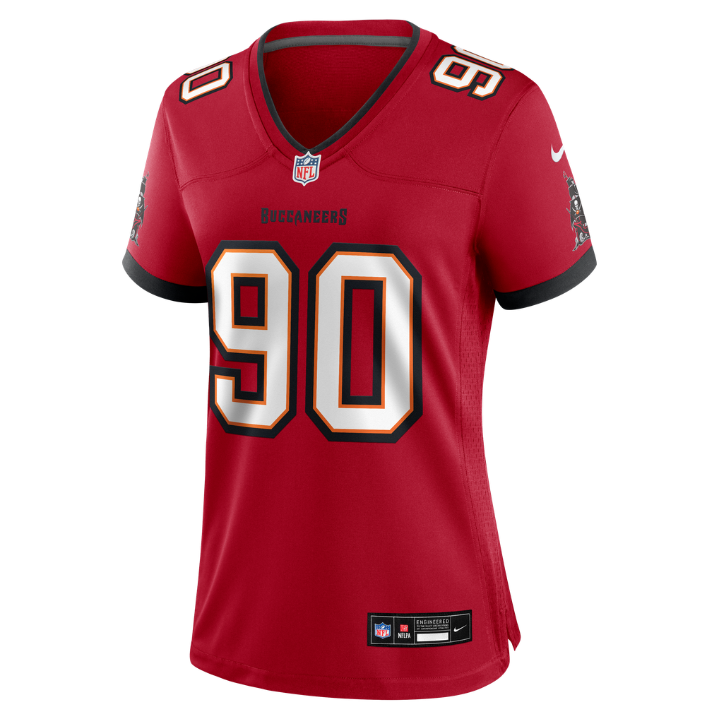 Women's Tampa Bay Buccaneers DeMonte Capehart Red Team Game Jersey