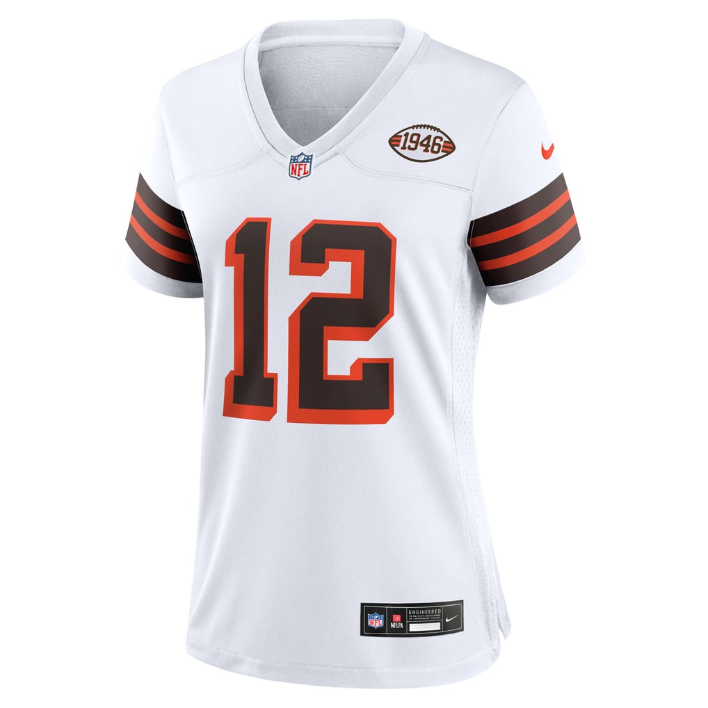 Women's Cleveland Browns Denzel Boston White Alternate Game Jersey