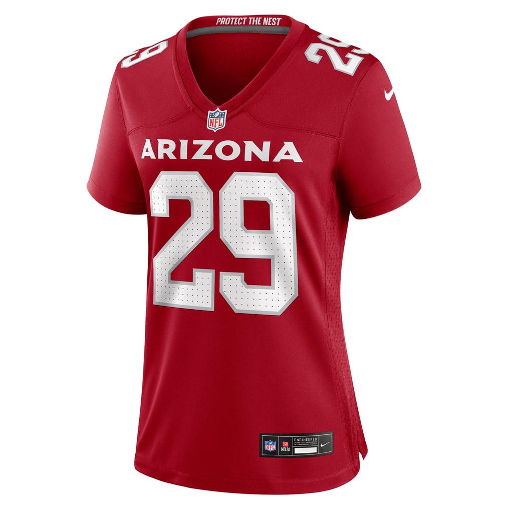 Women's Arizona Cardinals Denzel Burke Cardinal Team Game Jersey