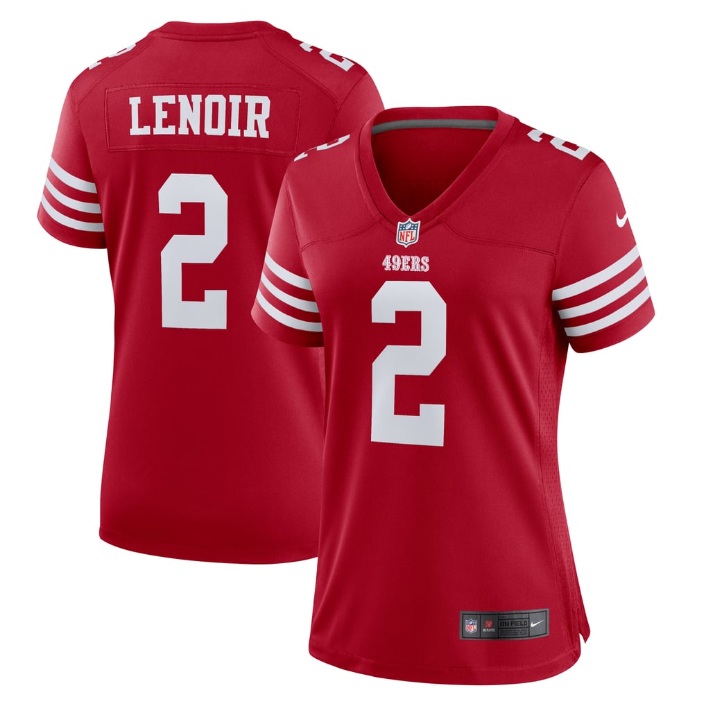 Women's San Francisco 49ers Deommodore Lenoir Scarlet Game Jersey