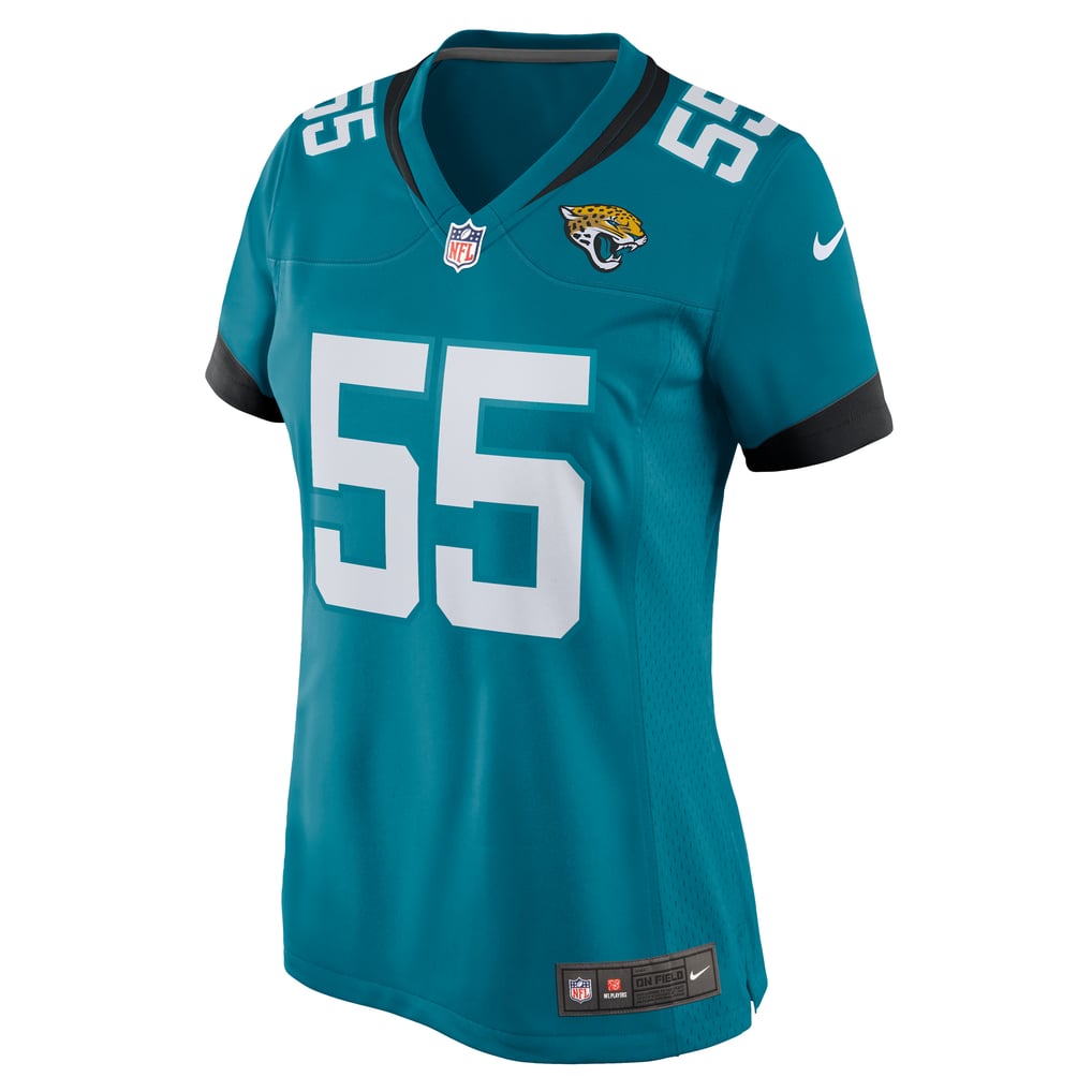 Women's Jacksonville Jaguars Dequan Jackson Teal Game Jersey