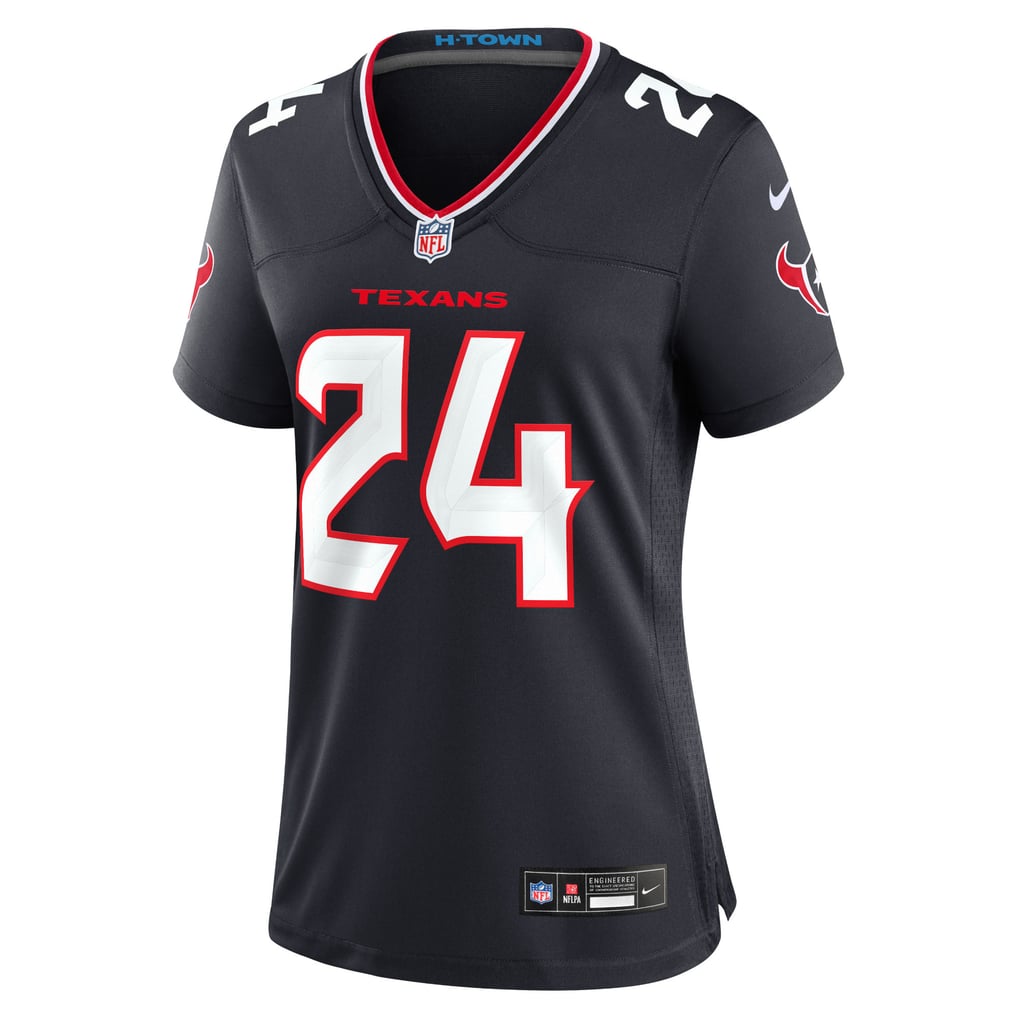 Women's Houston Texans Derek Stingley Jr. Navy Game Jersey