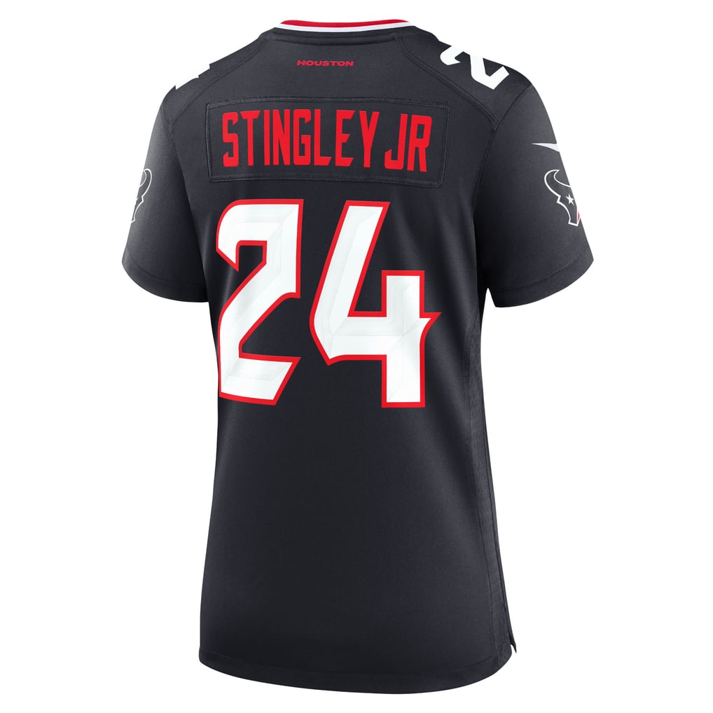 Women's Houston Texans Derek Stingley Jr. Navy Game Jersey