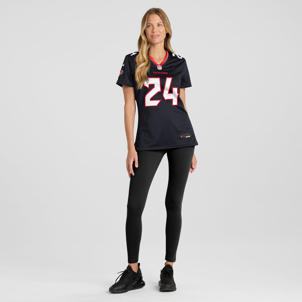 Women's Houston Texans Derek Stingley Jr. Navy Game Jersey