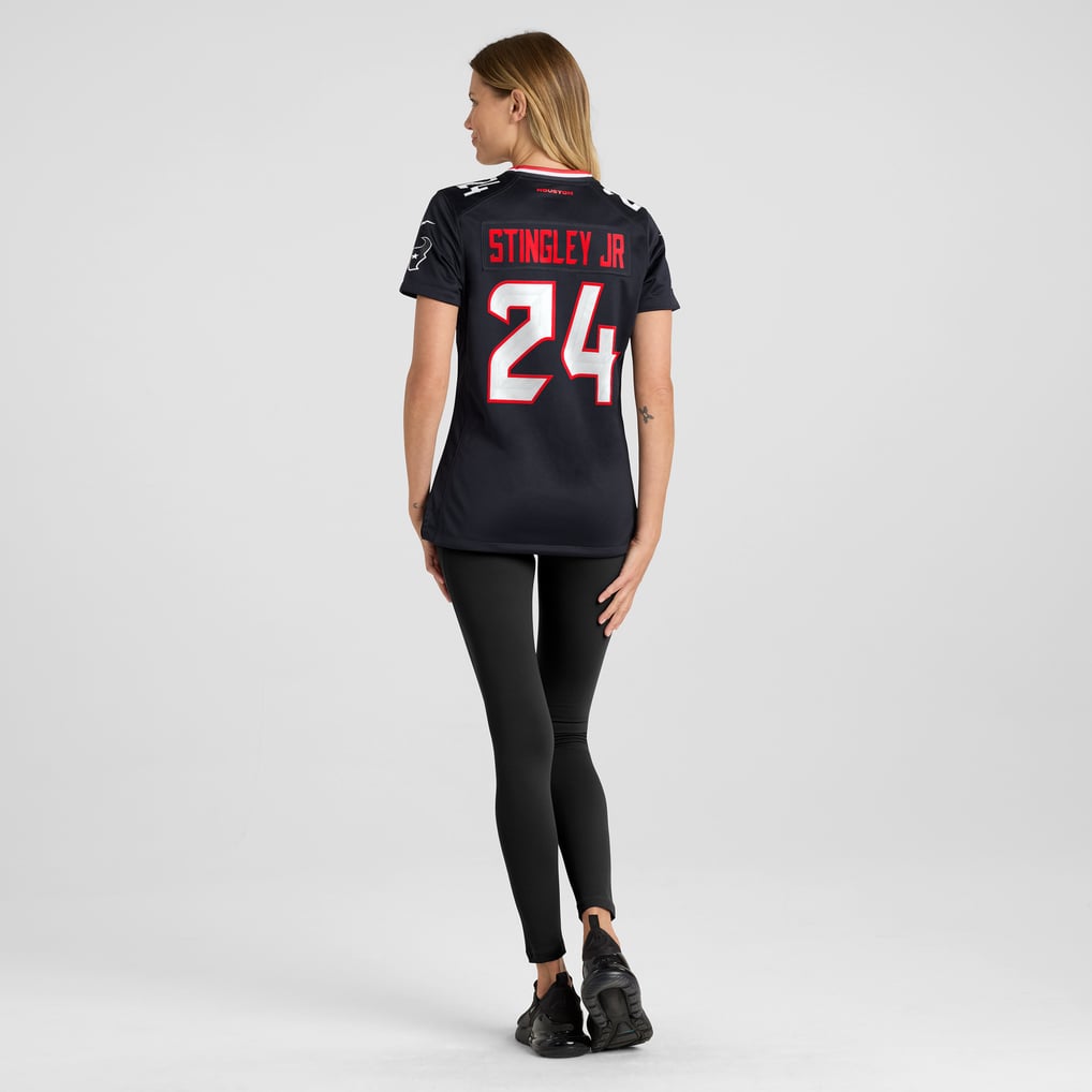 Women's Houston Texans Derek Stingley Jr. Navy Game Jersey