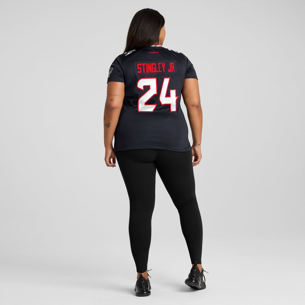 Women's Houston Texans Derek Stingley Jr. Navy Game Jersey