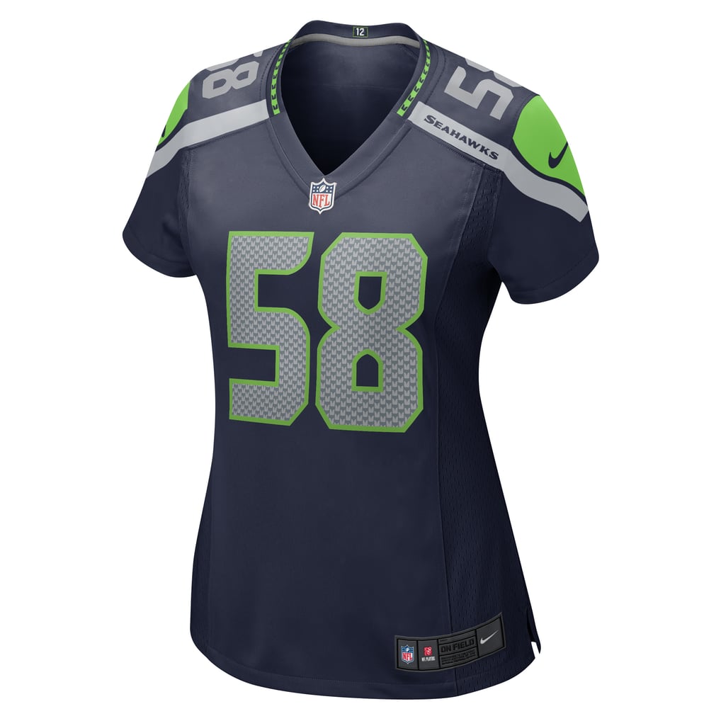 Women's Seattle Seahawks Derick Hall College College Navy Team Game Jersey