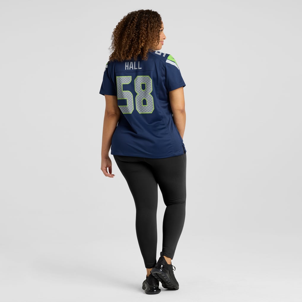 Women's Seattle Seahawks Derick Hall College College Navy Team Game Jersey