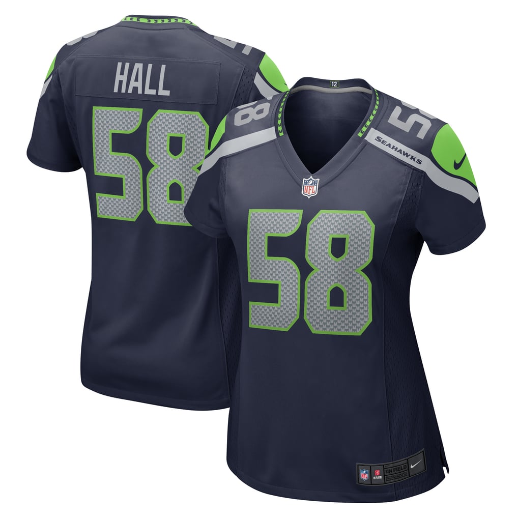 Women's Seattle Seahawks Derick Hall College College Navy Team Game Jersey