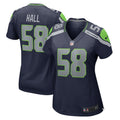 Women's Seattle Seahawks Derick Hall College College Navy Team Game Jersey