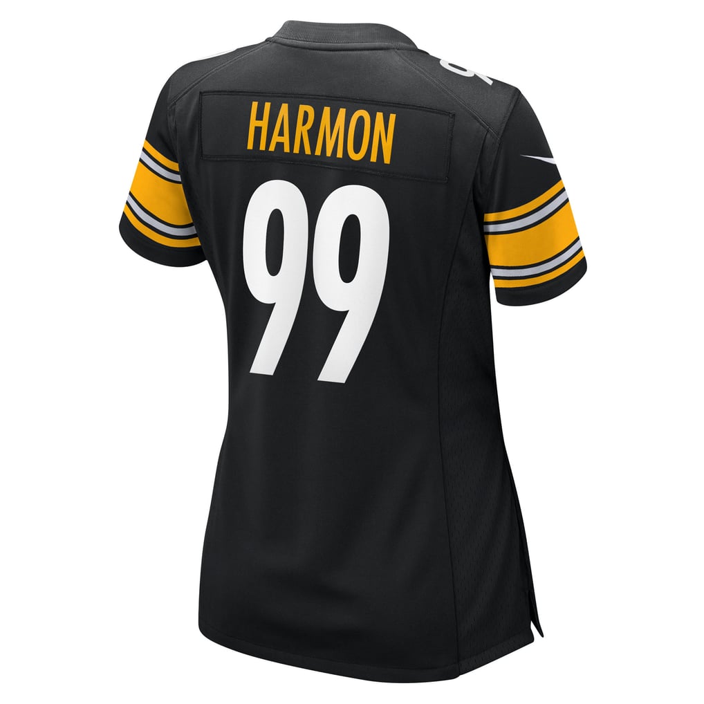 Women's Pittsburgh Steelers Derrick Harmon Black Team Game Jersey
