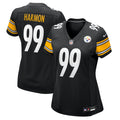 Women's Pittsburgh Steelers Derrick Harmon Black Team Game Jersey