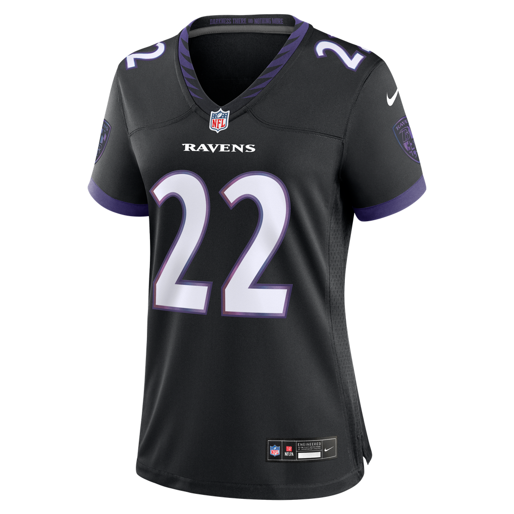 Women's Baltimore Ravens Derrick Henry Black Alternate Game Jersey