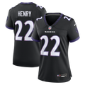 Women's Baltimore Ravens Derrick Henry Black Alternate Game Jersey
