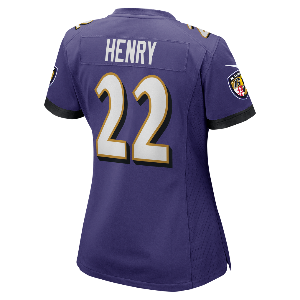 Women's Baltimore Ravens Derrick Henry Purple Game Player Jersey