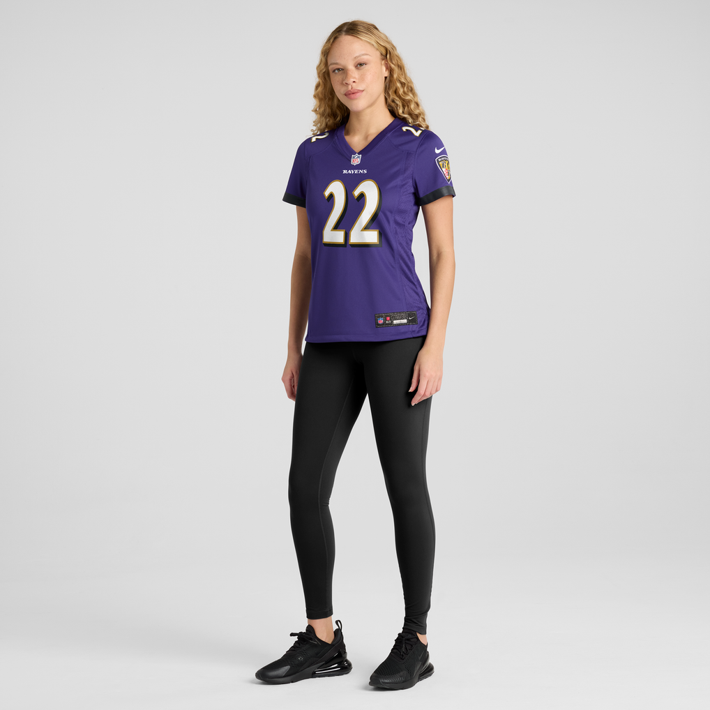 Women's Baltimore Ravens Derrick Henry Purple Game Player Jersey