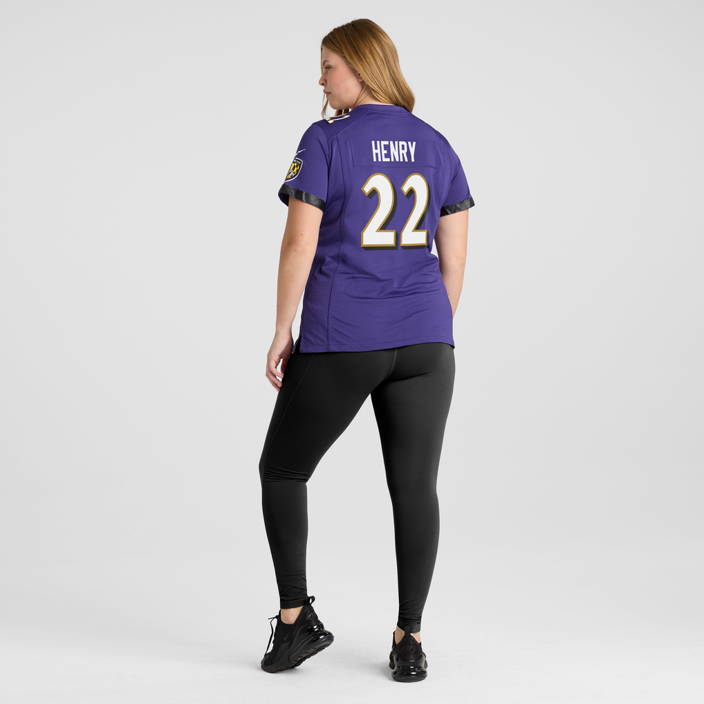 Women's Baltimore Ravens Derrick Henry Purple Game Player Jersey