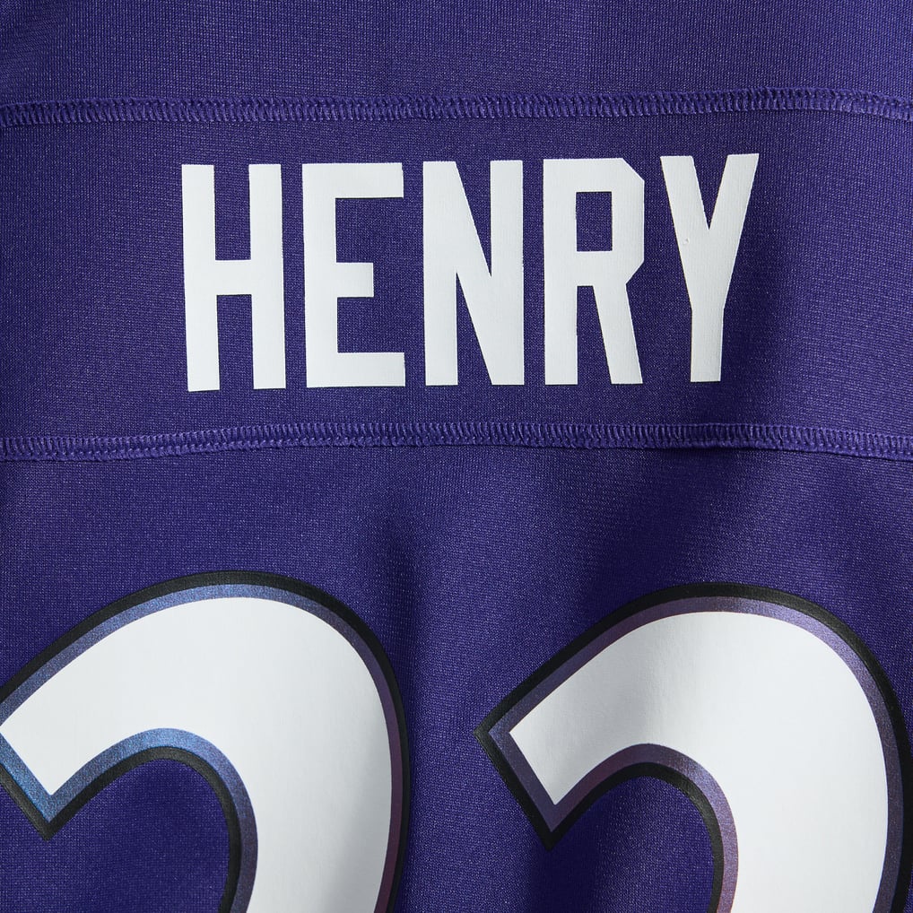 Women's Baltimore Ravens Derrick Henry Purple Team Game Jersey