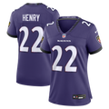 Women's Baltimore Ravens Derrick Henry Purple Team Game Jersey