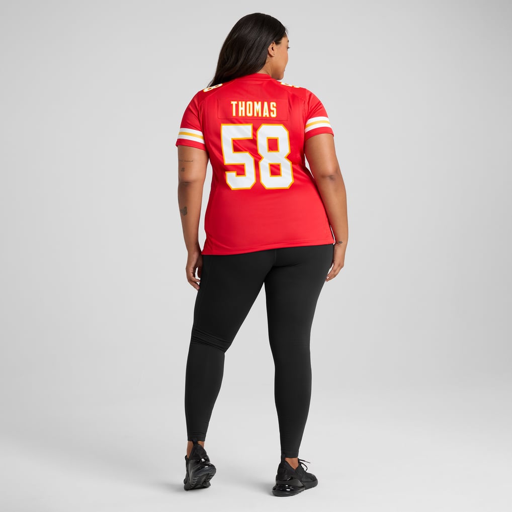 Women's Kansas City Chiefs Derrick Thomas Red Game Retired Player Jersey