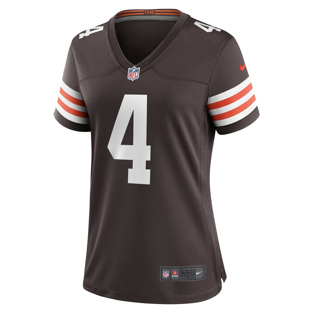 Women's Cleveland Browns Deshaun Watson Brown Player Jersey