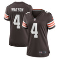 Women's Cleveland Browns Deshaun Watson Brown Player Jersey