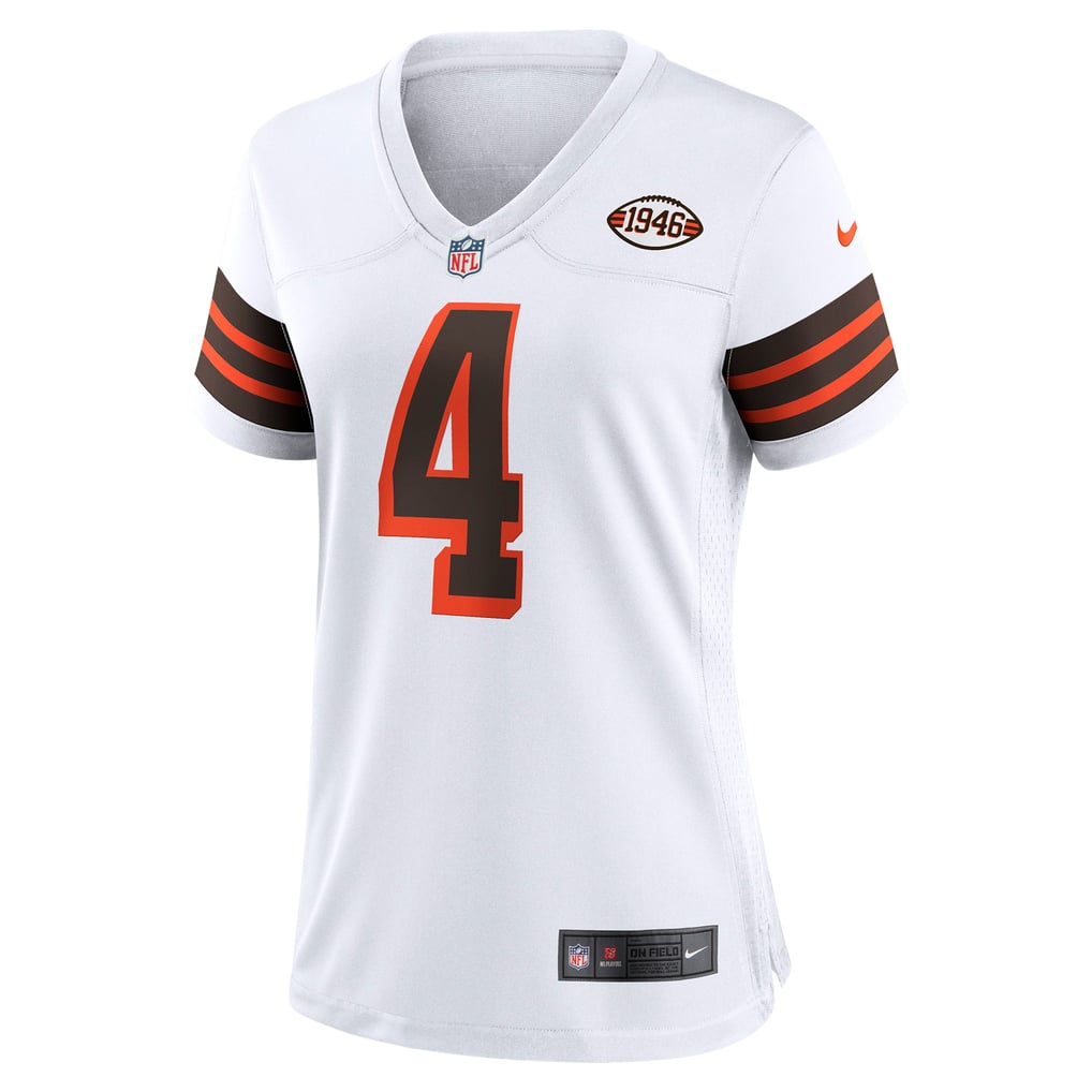 Women's Cleveland Browns Deshaun Watson White Player Jersey