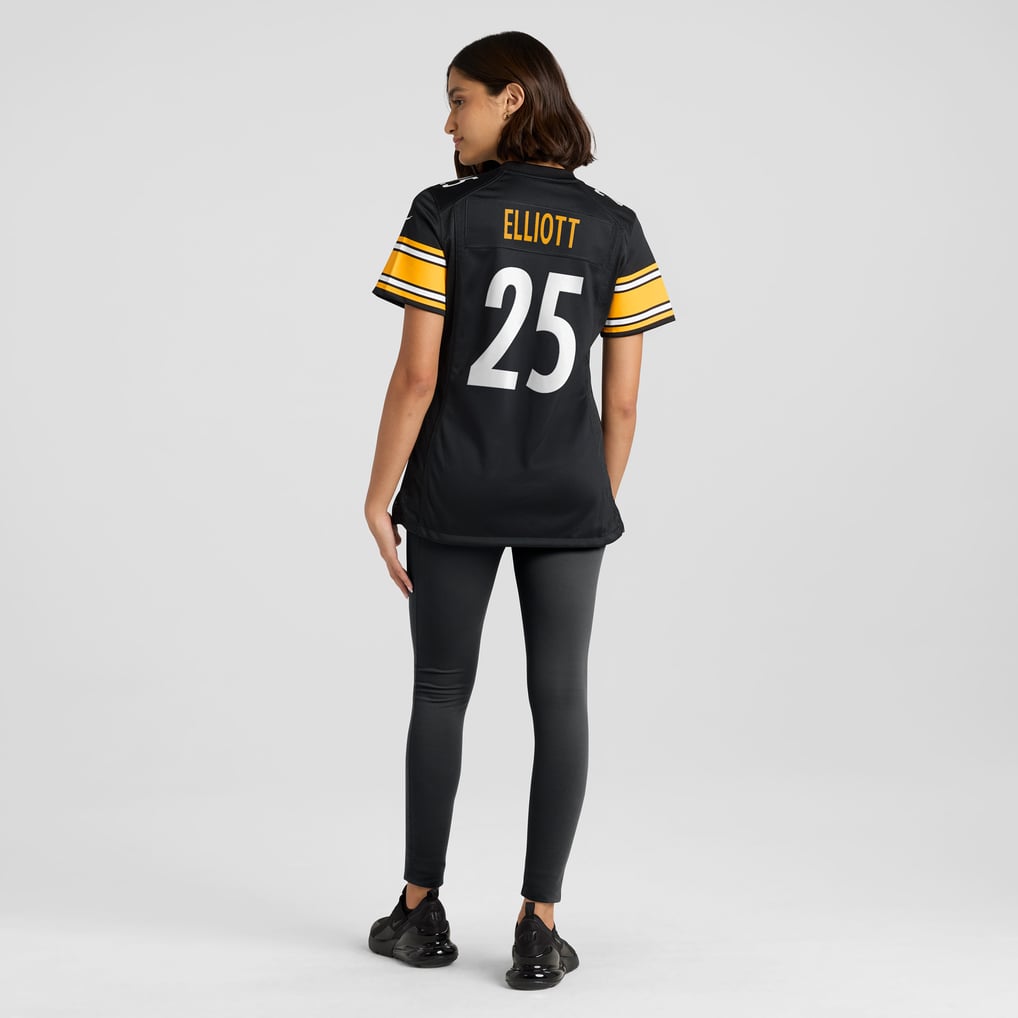 Women's Pittsburgh Steelers DeShon Elliott Black Team Game Jersey