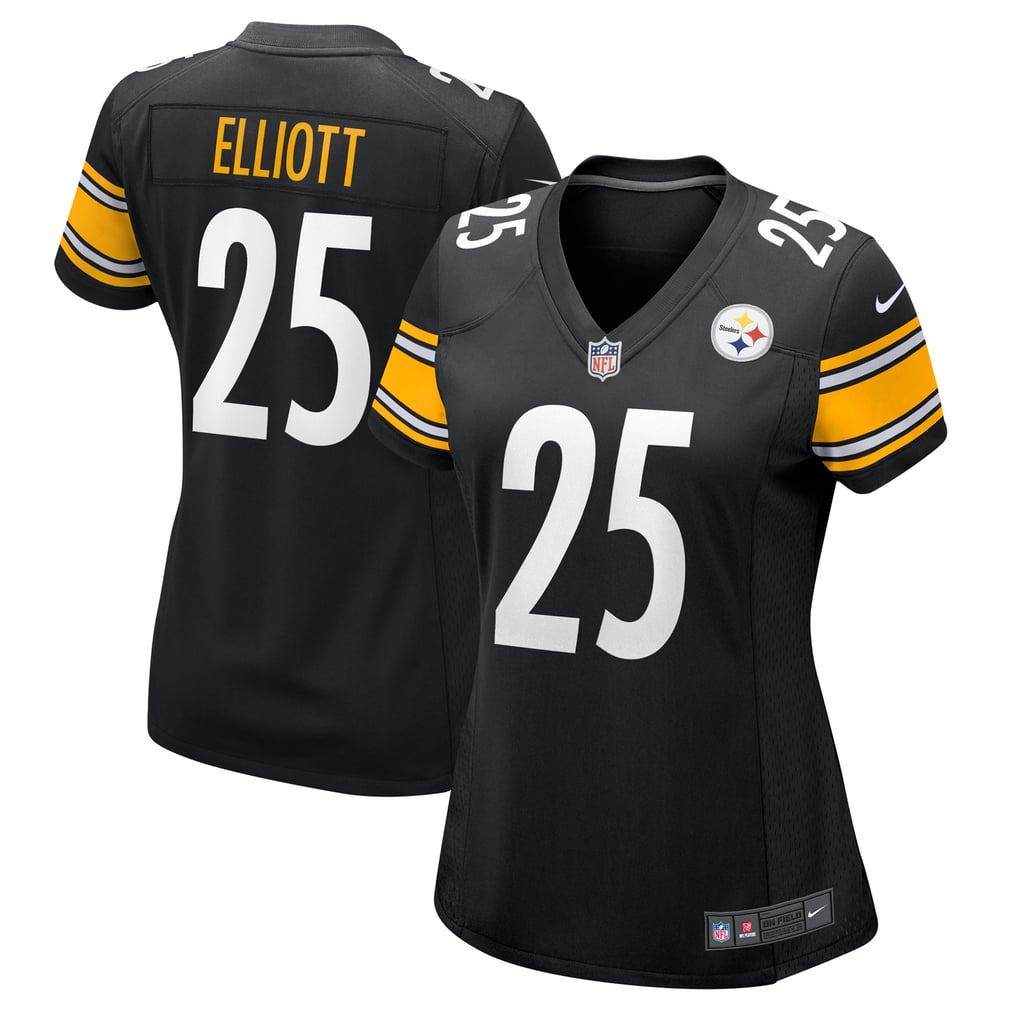 Women's Pittsburgh Steelers DeShon Elliott Black Team Game Jersey
