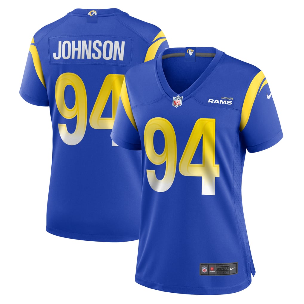 Women's Los Angeles Rams Desjuan Johnson Royal Home Game Jersey