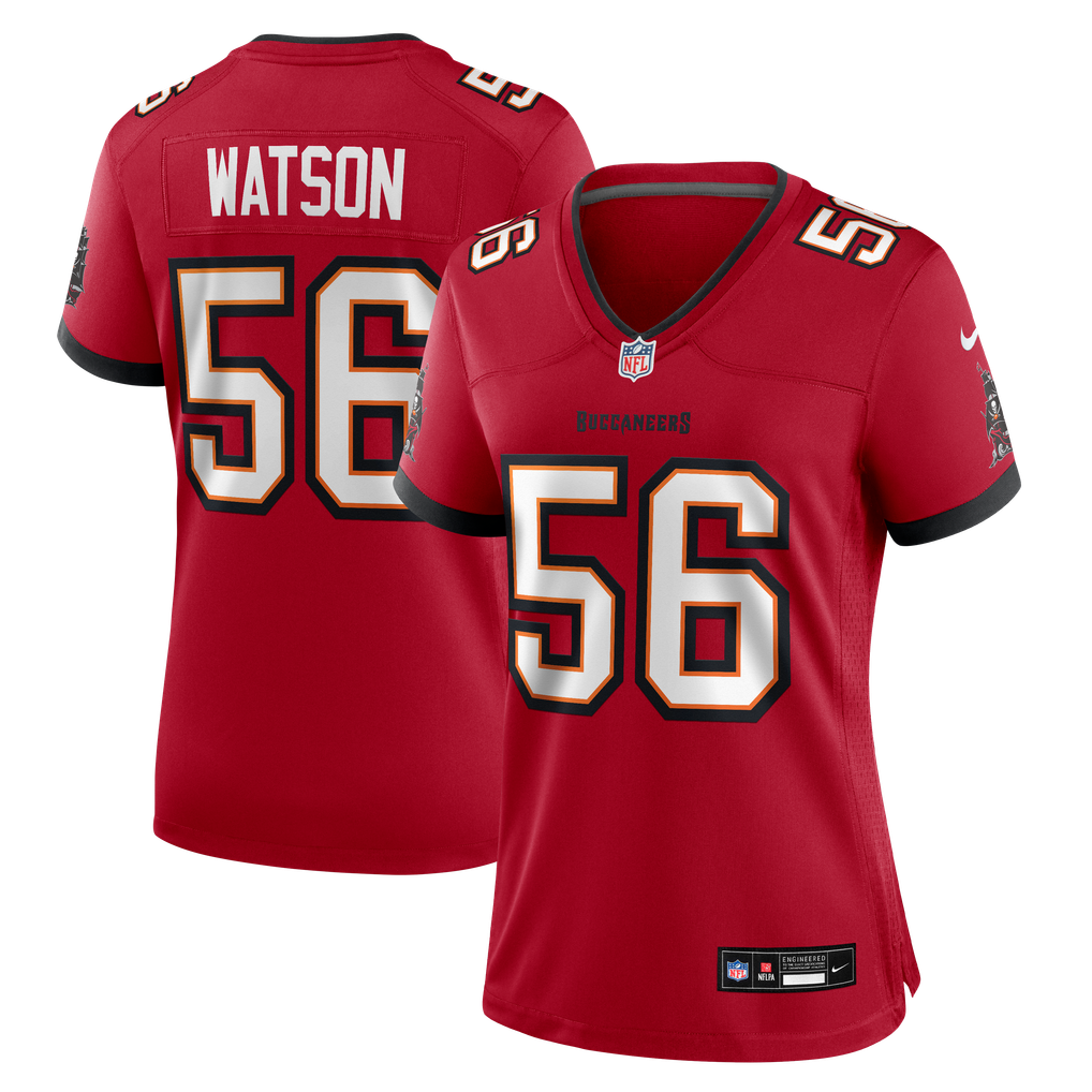 Women's Tampa Bay Buccaneers Desmond Watson Red Team Game Jersey