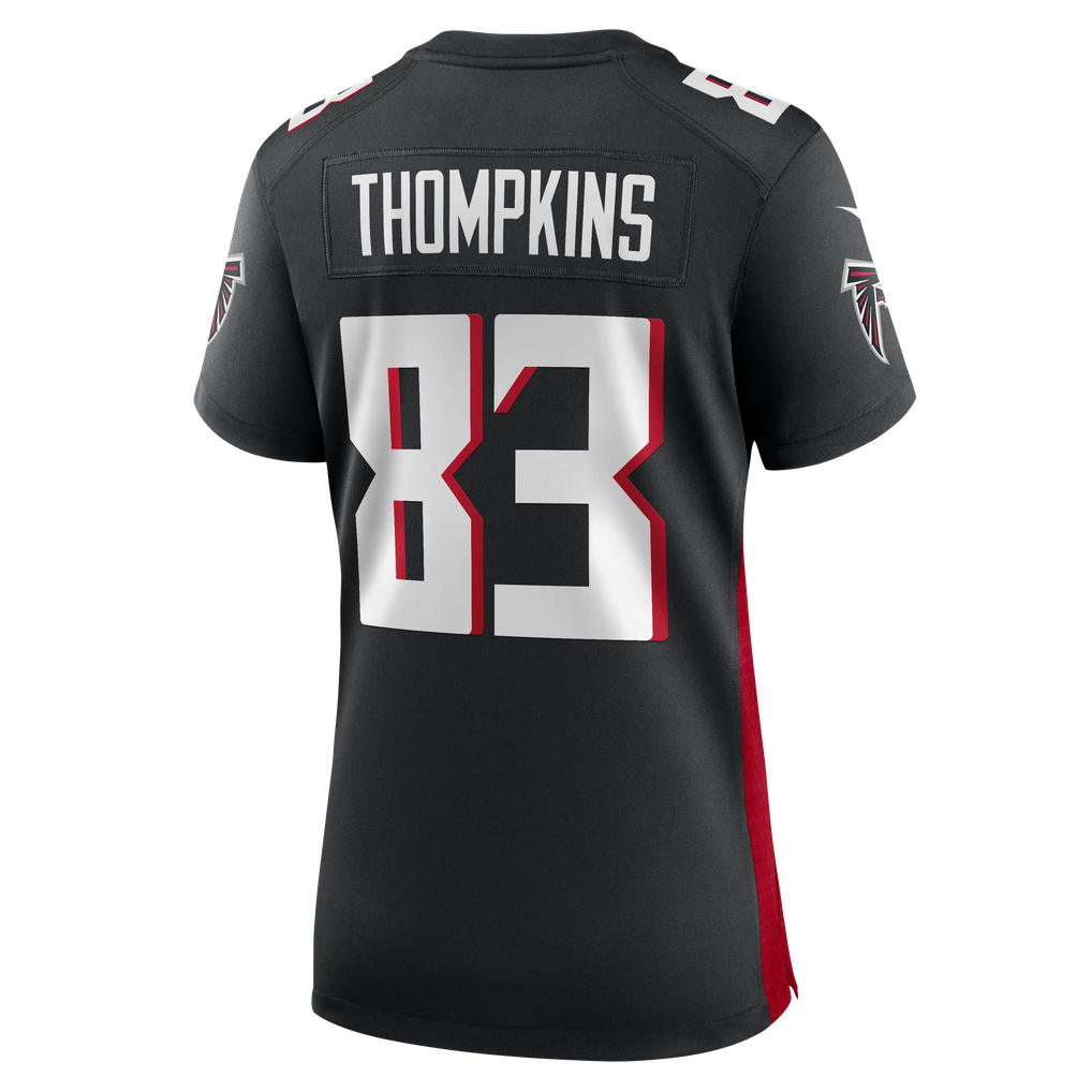 Women's Atlanta Falcons Deven Thompkins Black Team Game Jersey