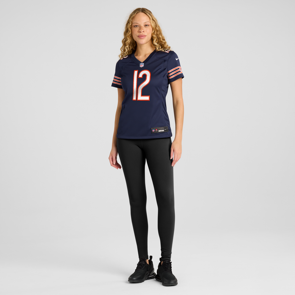 Women's Chicago Bears Devin Bush Navy Team Game Jersey