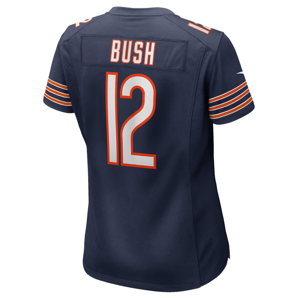 Women's Chicago Bears Devin Bush Navy Team Game Jersey