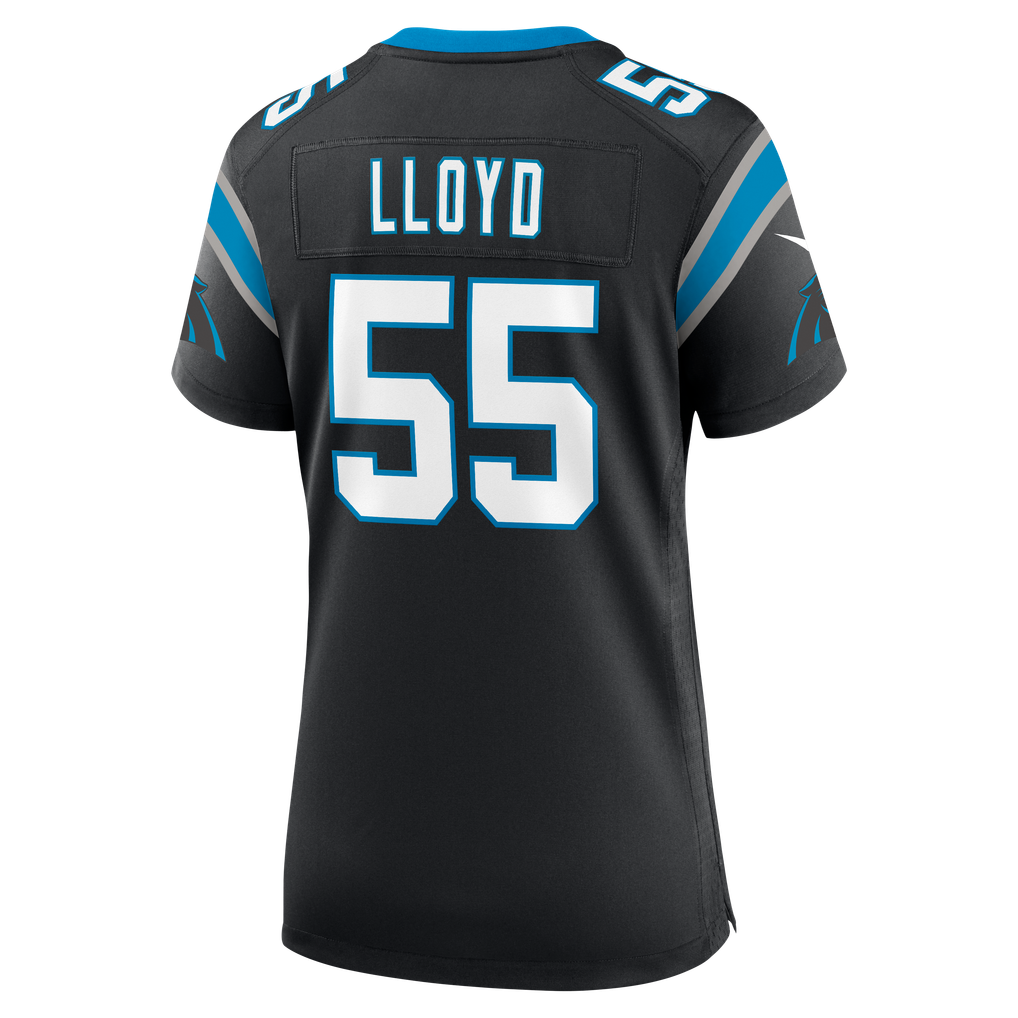 Women's Carolina Panthers Devin Lloyd Black Team Game Jersey