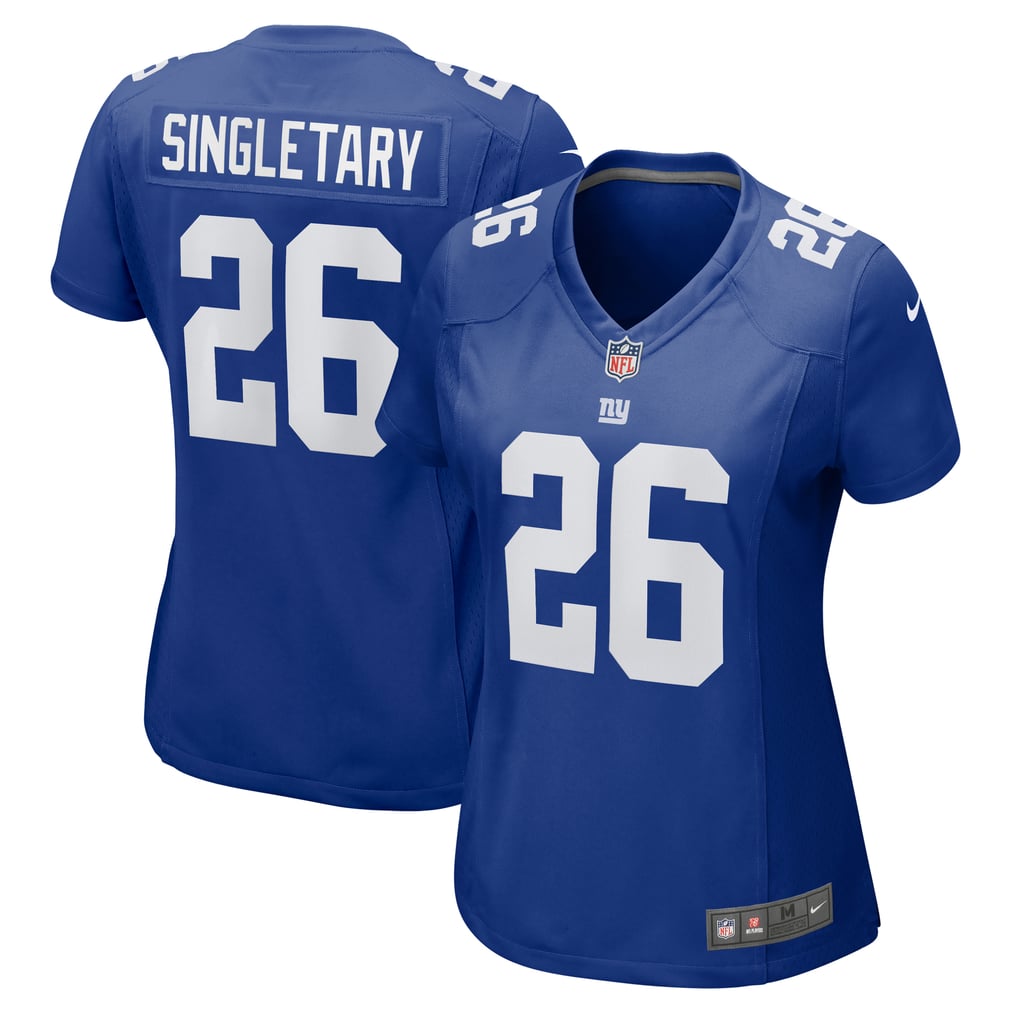 Women's New York Giants Devin Singletary Royal Game Jersey