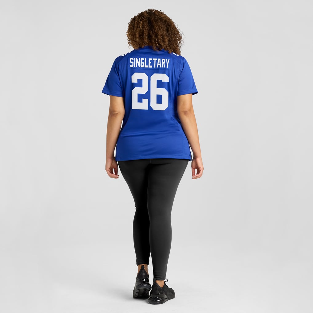 Women's New York Giants Devin Singletary Royal Game Jersey
