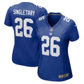 Women's New York Giants Devin Singletary Royal Game Jersey